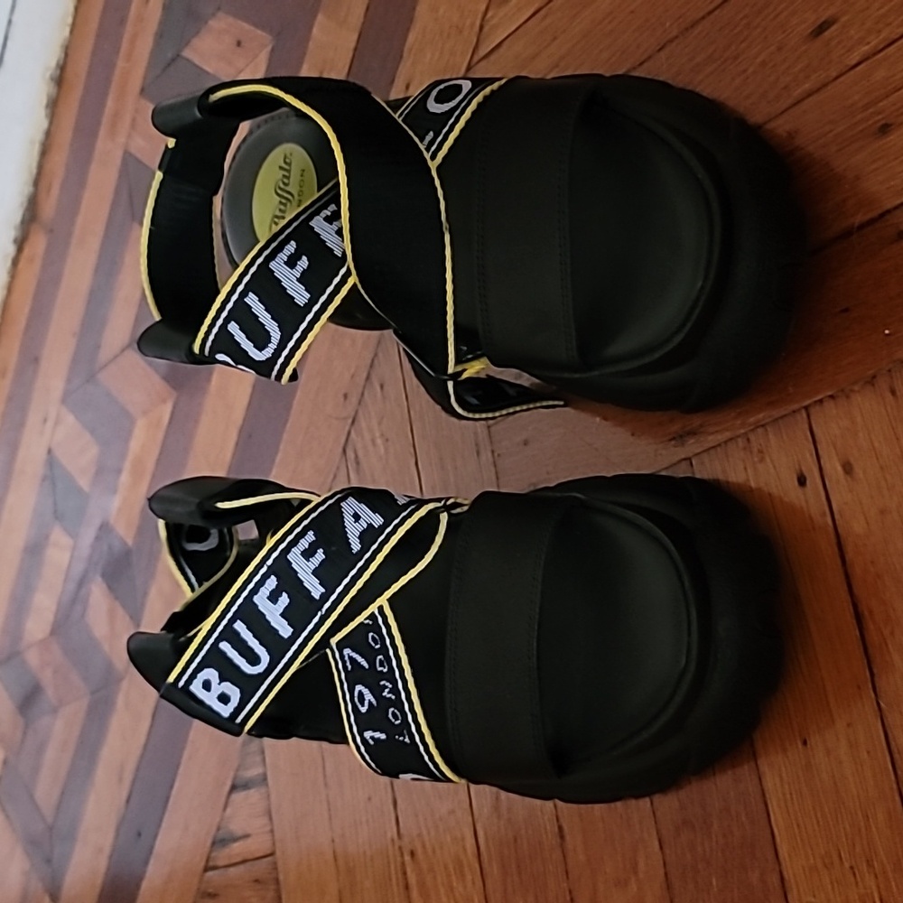 Buffalo platform sandals